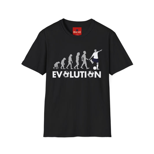 Soccer Evolution T-Shirt — Football Player Evolution Graphic Tee