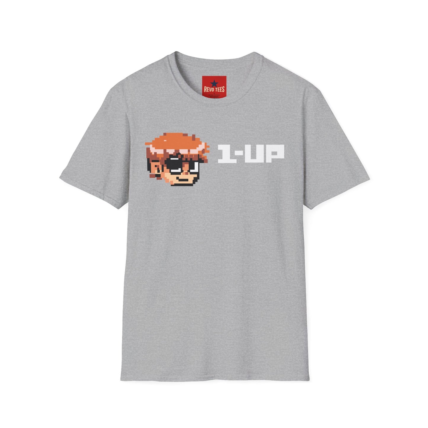 Retro Pixel Gamer T-Shirt — "1-UP" Video Game Tee