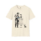 Revotees Banksy Police Officer and Girl Stencil Art Banksy Style T-Shirt - alternate view 3