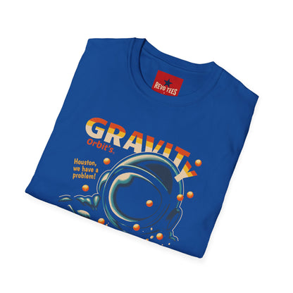 Gravity Orbit Astronaut T-Shirt — Retro Space Graphic Tee