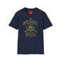 Weasel Hammer Skull Camo T-Shirt — Jack Weasel Armaments & Information Graphic Tee