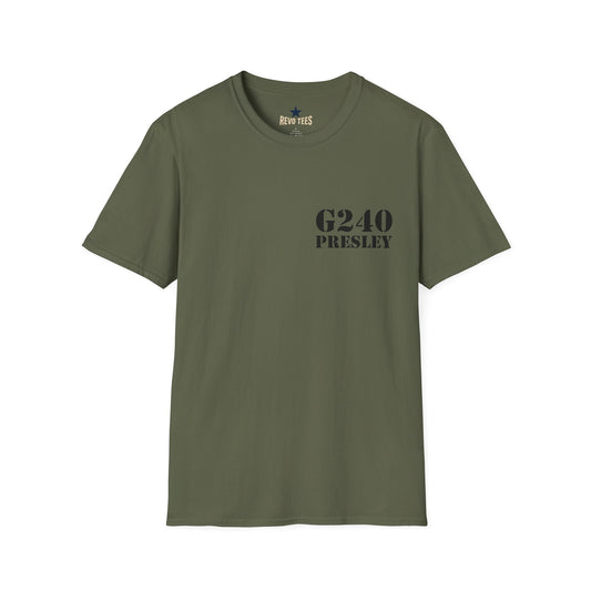 Revotees Elvis Presley Army No Unisex Softstyle T-Shirt - alternate view 2