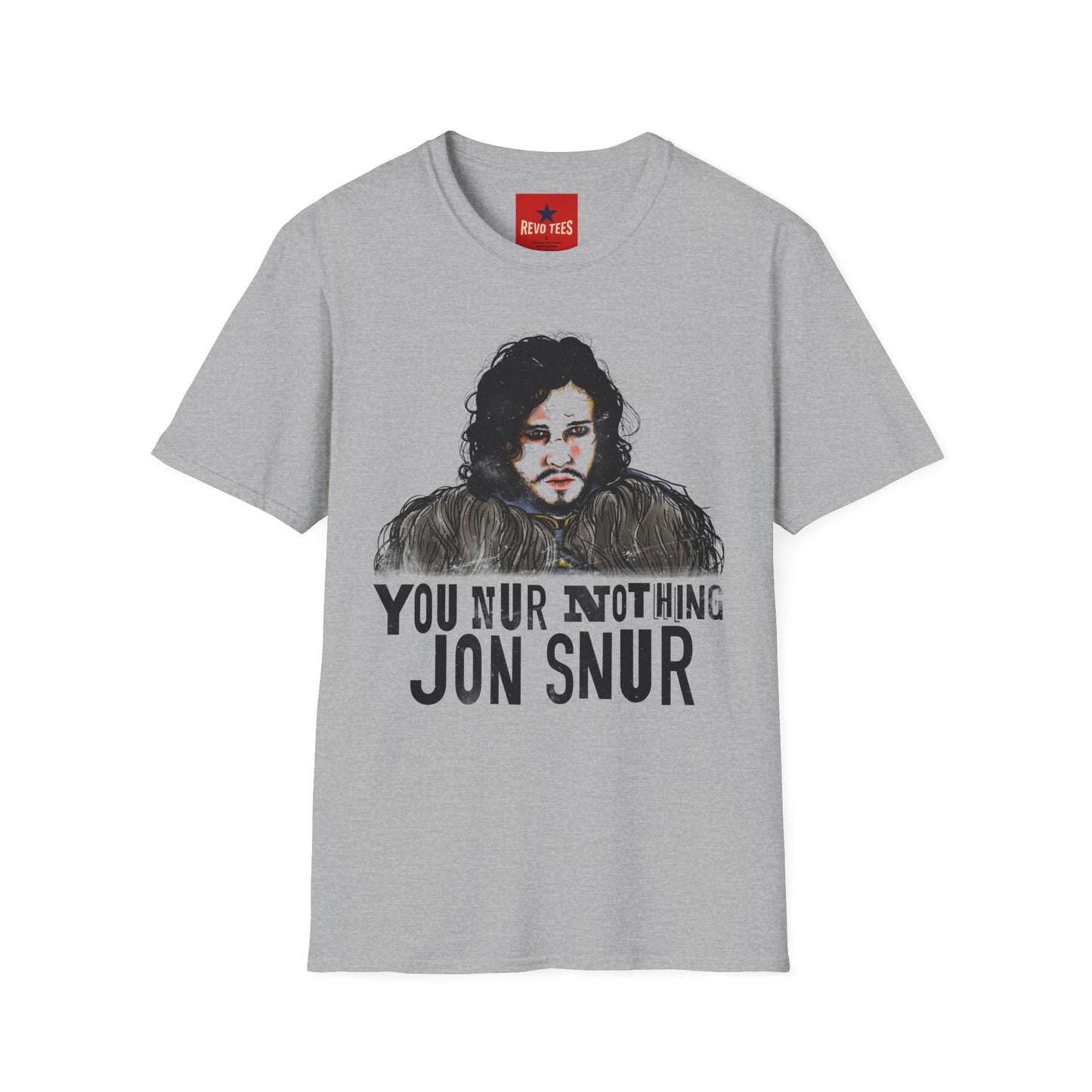 Jon Snur Portrait T-Shirt — "You Nur Nothing, Jon Snur" Fan Tee