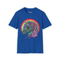 Psychedelic Zombie Unicorn — Rainbow Retro Mythical Tee