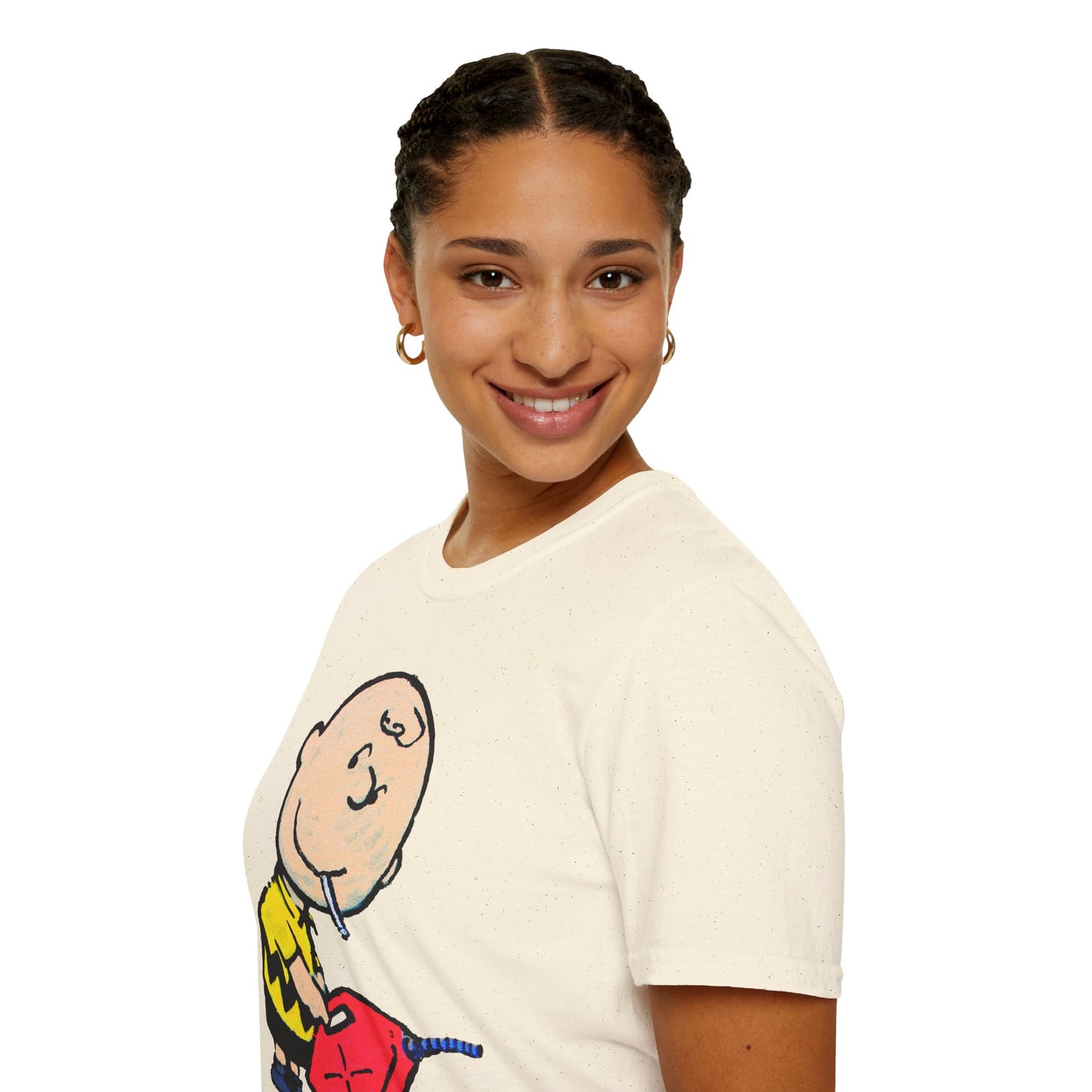 Banksy Novelty Cartoon Graphic T-Shirt — Naughty Charlie
