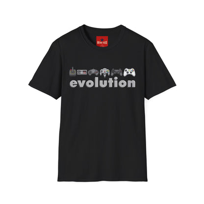 Video Game Controller Evolution T-Shirt — Retro to Modern Gamer Tee