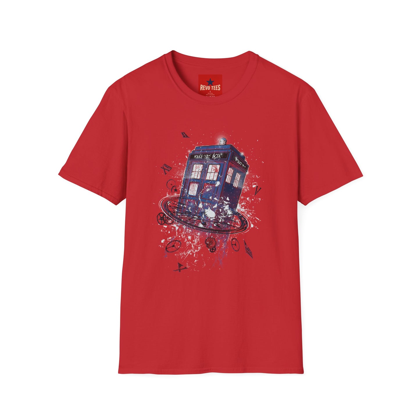 TARDIS Time Portal T-Shirt — Doctor Who Retro Sci‑Fi Graphic Tee