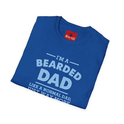 Bearded Dad T‑Shirt — "I'm a Bearded Dad" Funny Father's Day Tee
