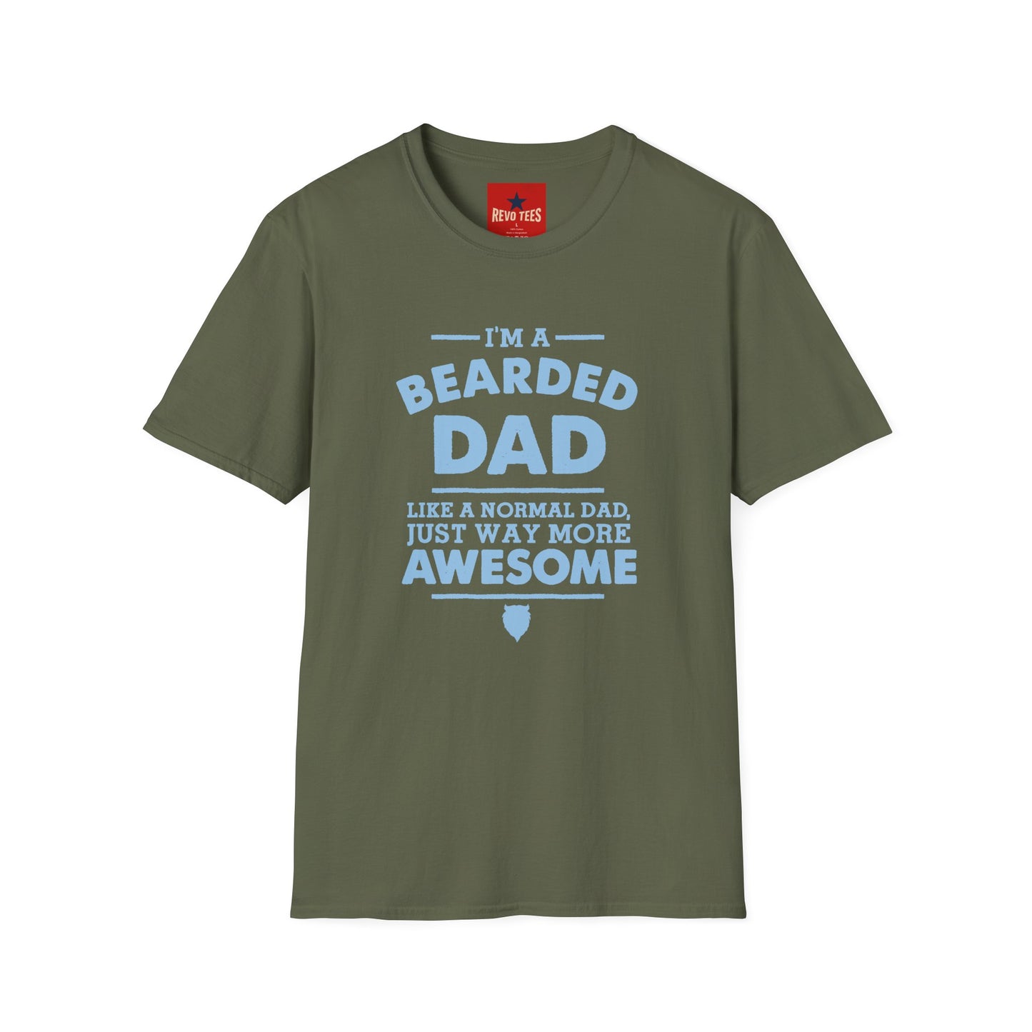 Bearded Dad T‑Shirt — "I'm a Bearded Dad" Funny Father's Day Tee