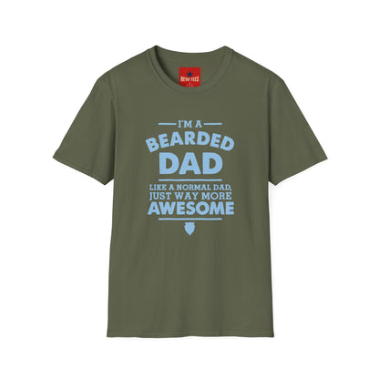 Bearded Dad T‑Shirt — "I'm a Bearded Dad" Funny Father's Day Tee