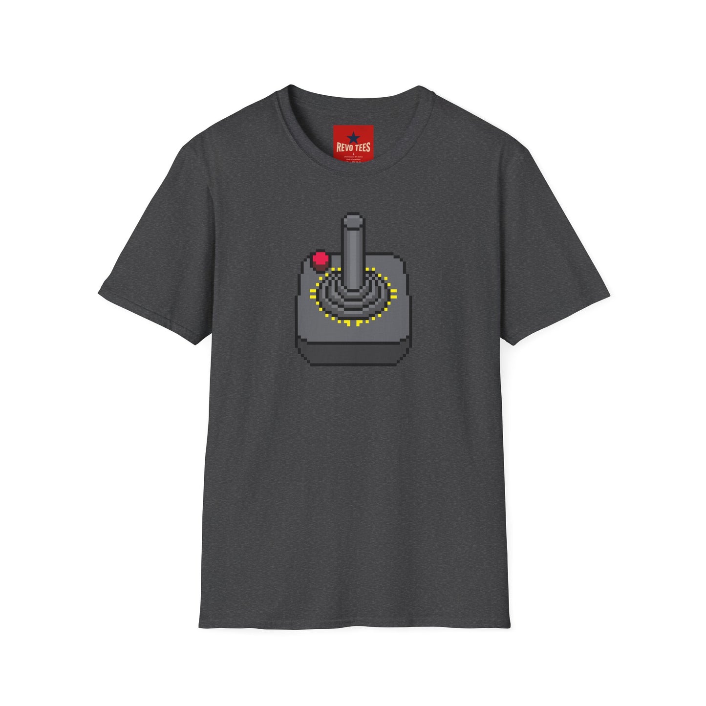 Retro Pixel Joystick T-Shirt — Vintage Gaming Arcade Tee