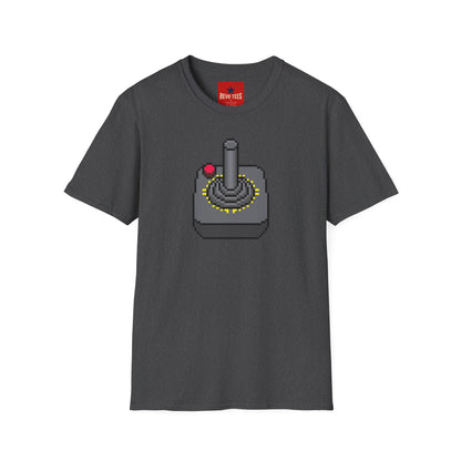 Retro Pixel Joystick T-Shirt — Vintage Gaming Arcade Tee