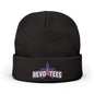 Embroidered 'Revotees' Star Knit Beanie — Patriotic Winter Hat