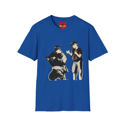 Banksy Sniper Graphic T-Shirt