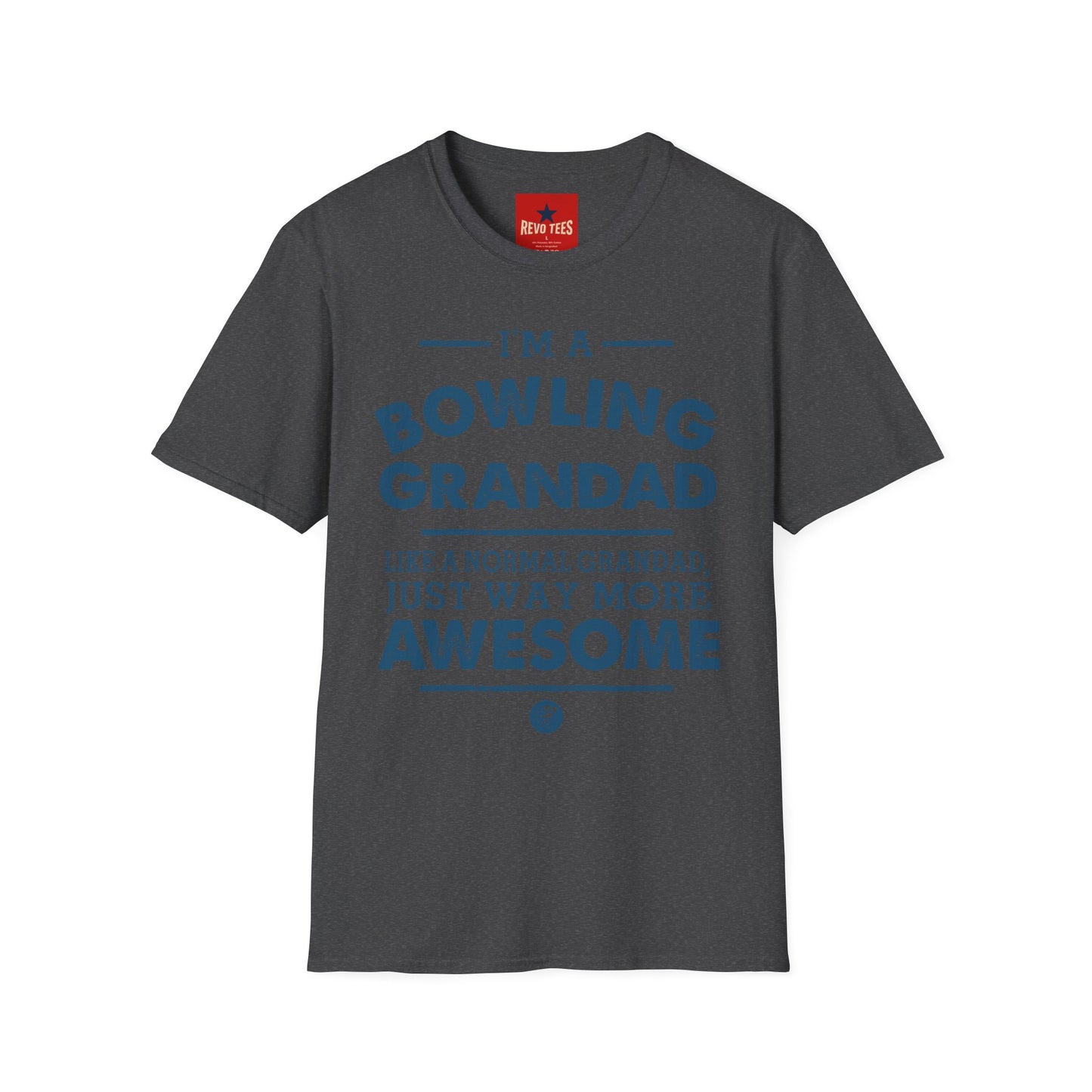Bowling Grandad T-Shirt — "I'm a Bowling Grandad" Retro Dad Gift