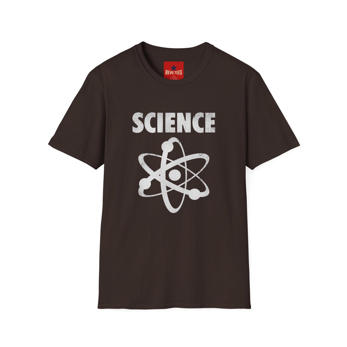 Science Atom Graphic T-Shirt — Retro STEM Tee for Scientists & Students