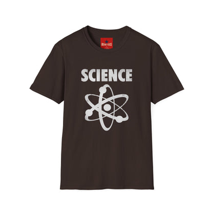 Science Atom Graphic T-Shirt — Retro STEM Tee for Scientists & Students