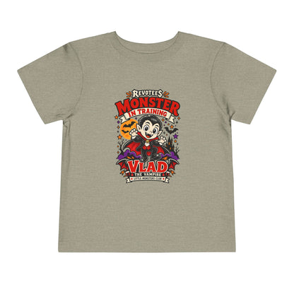 REVOTEES Toddler Monster In Training Tee — 'Vlad the Vampire' Halloween Kids Shirt