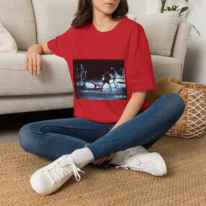 Banksy T-Shirt — Moody Night Street Scene Graphic Tee (12/05/01)