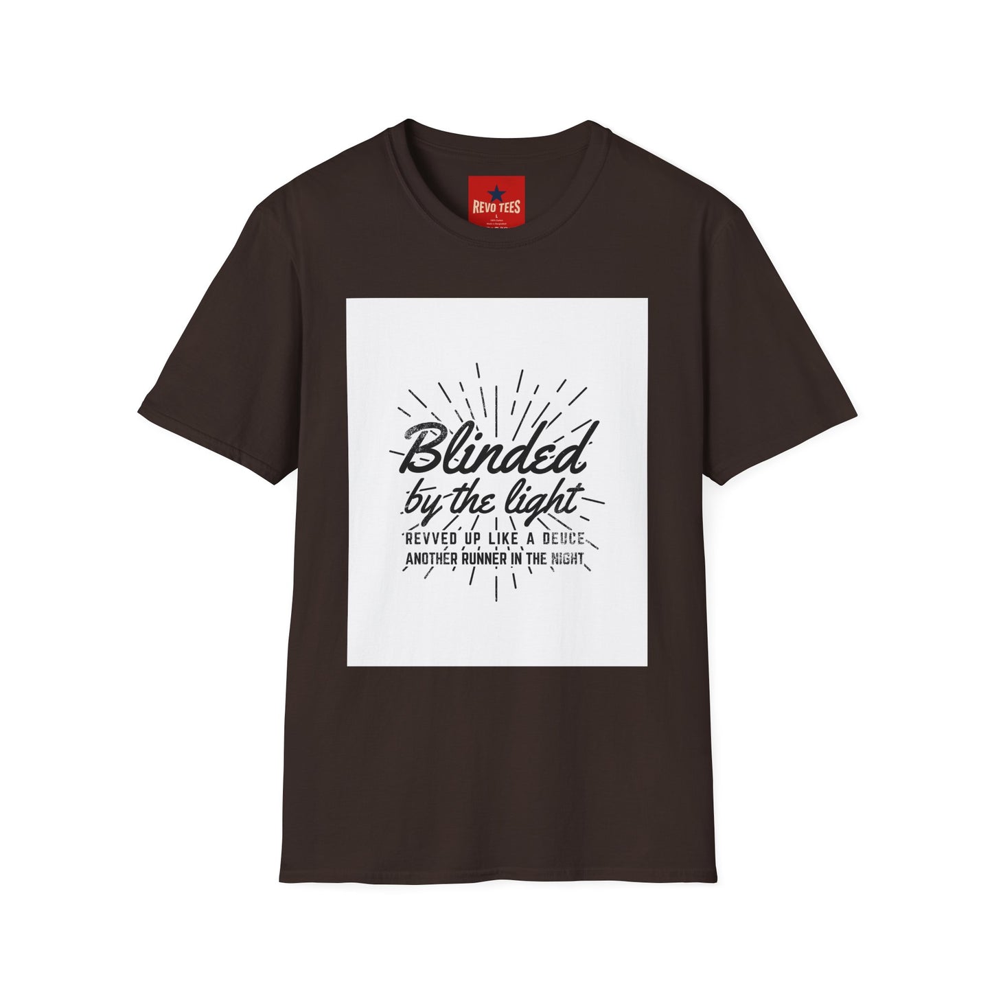Blinded by the Light T-Shirt — Inspirational Faith Graphic Tee