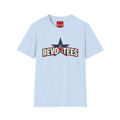 RevoTees Star Logo T-Shirt — Retro Patriotic Graphic Tee