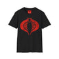 Cobra Emblem T-Shirt — Distressed Retro Snake Logo Tee