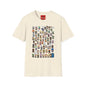 RPG Character Collage T-Shirt — Chibi Fantasy & Sci‑Fi Heroes Tee