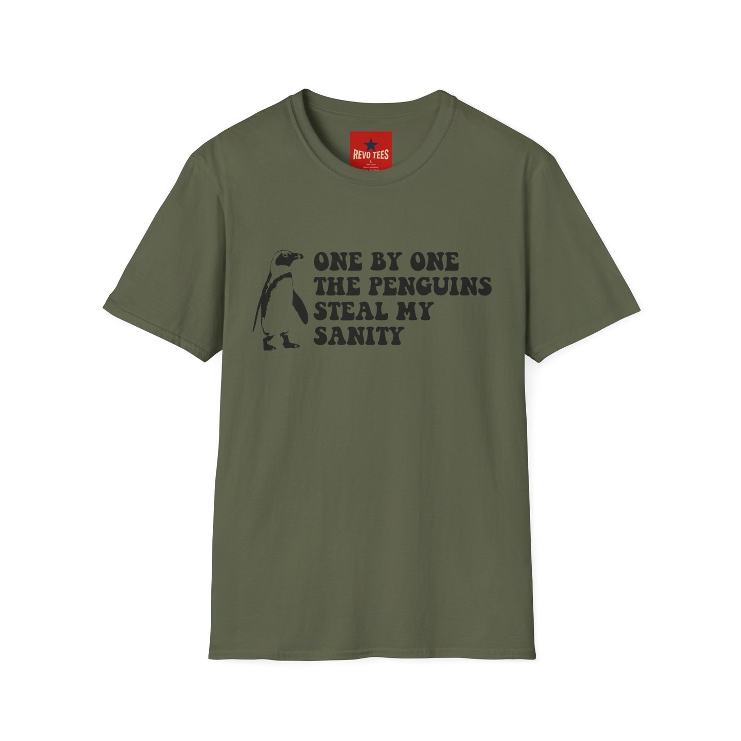 Penguins Steal My Sanity - Unisex Softstyle T-Shirt