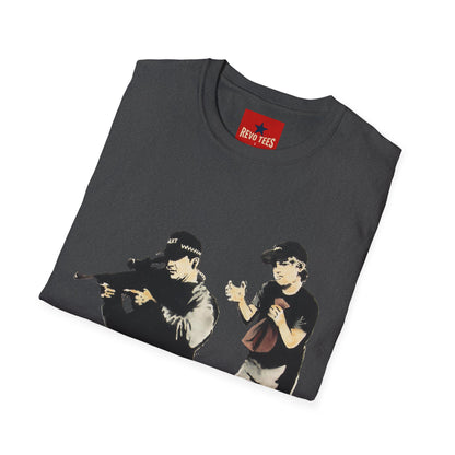 Banksy Sniper Graphic T-Shirt