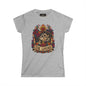 The Lovers Tarot Skull Tee — Romantic Day of the Dead Graphic Shirt
