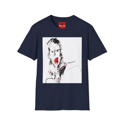 The Clash - Joe Strummer - By Ray Lowry - Unisex Softstyle T-Shirt