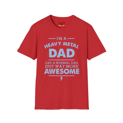 Heavy Metal Dad T-Shirt — "I’m a Heavy Metal Dad" Graphic Tee for Proud Fathers