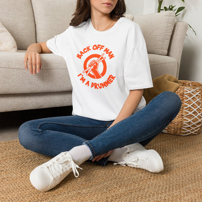 Back Off I'm A Drummer -  Softstyle T-Shirt