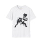 Revotees Banksy Black Cat Tossing Office Chair Graphic T-Shirt