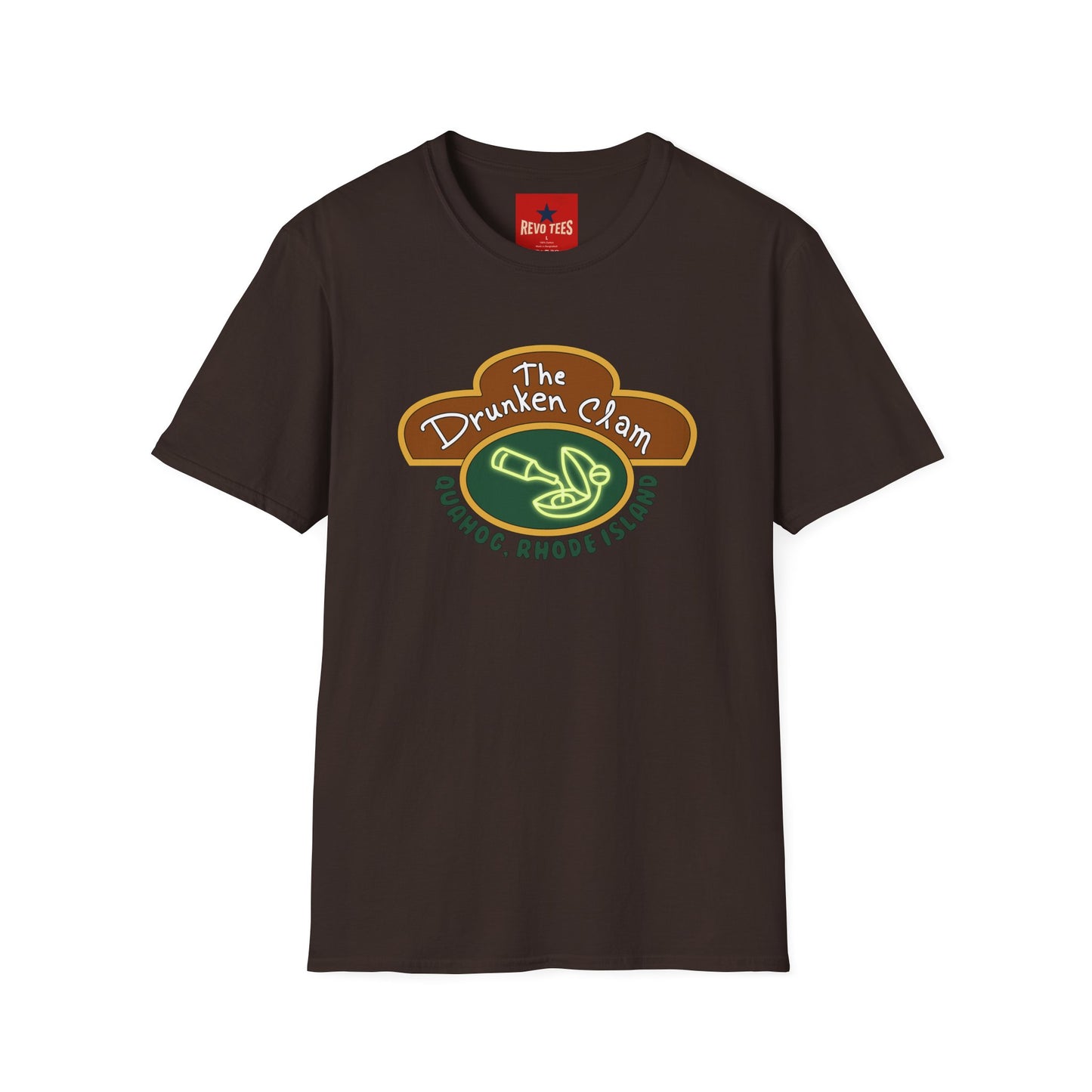 The Drunken Clam Quahog, Rhode Island T-Shirt
