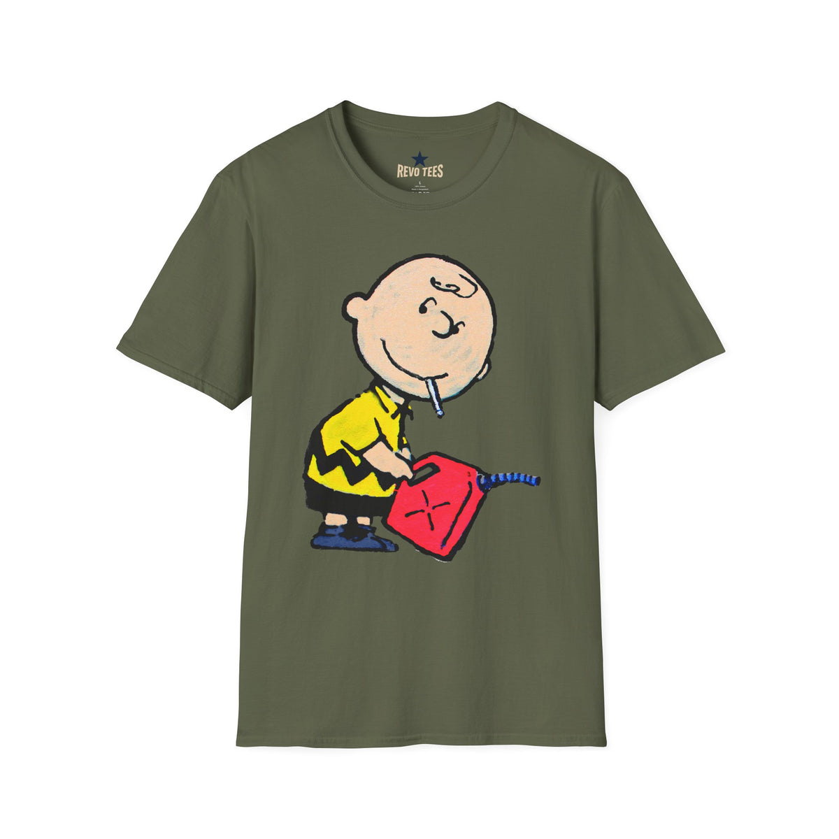 Revotees Banksy Novelty Cartoon Graphic Naughty Charlie T-Shirt - alternate view 6