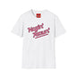 Revotees Nozin Aroun Retro Pink Script Casual T-Shirt - alternate view 2