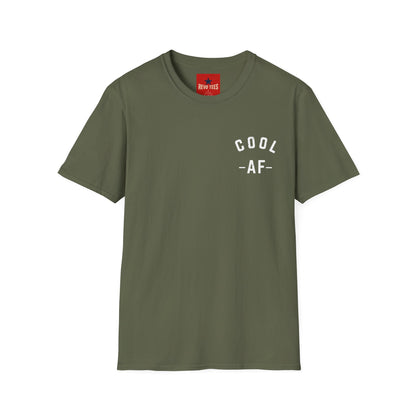 Cool AF T-Shirt — Minimal Chest Graphic Tee