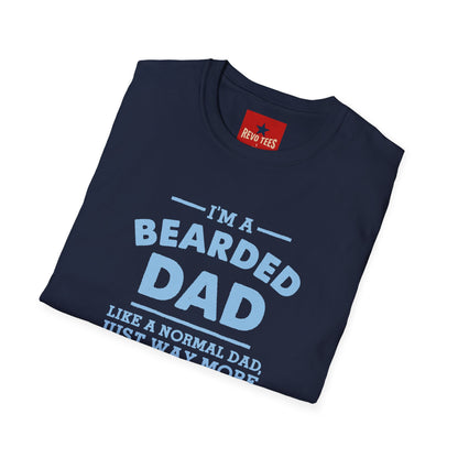 Bearded Dad T‑Shirt — "I'm a Bearded Dad" Funny Father's Day Tee
