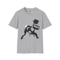 Revotees Banksy Black Cat Tossing Office Chair Graphic T-Shirt - alternate view 2