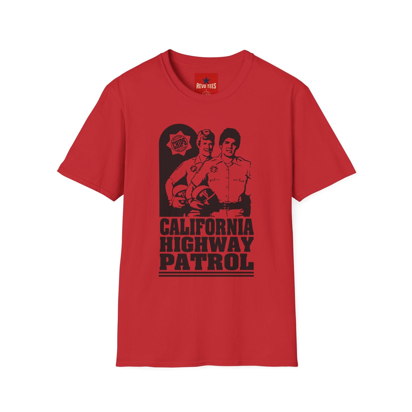 California Highway Patrol Vintage Tee — CHiPs Retro Police Graphic T-Shirt