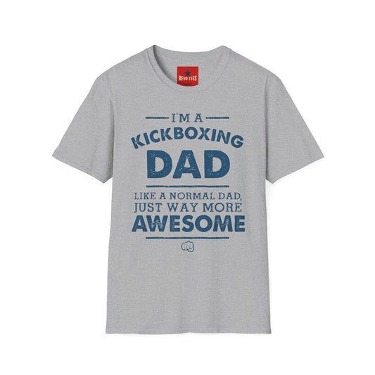 Kickboxing Dad T-Shirt — "I'm a Kickboxing Dad" Athletic Father's Day Tee