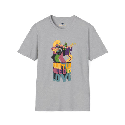 Revotees Retro Jazz Band All You Need Is Love Graphic T-Shirt - alternate view 3