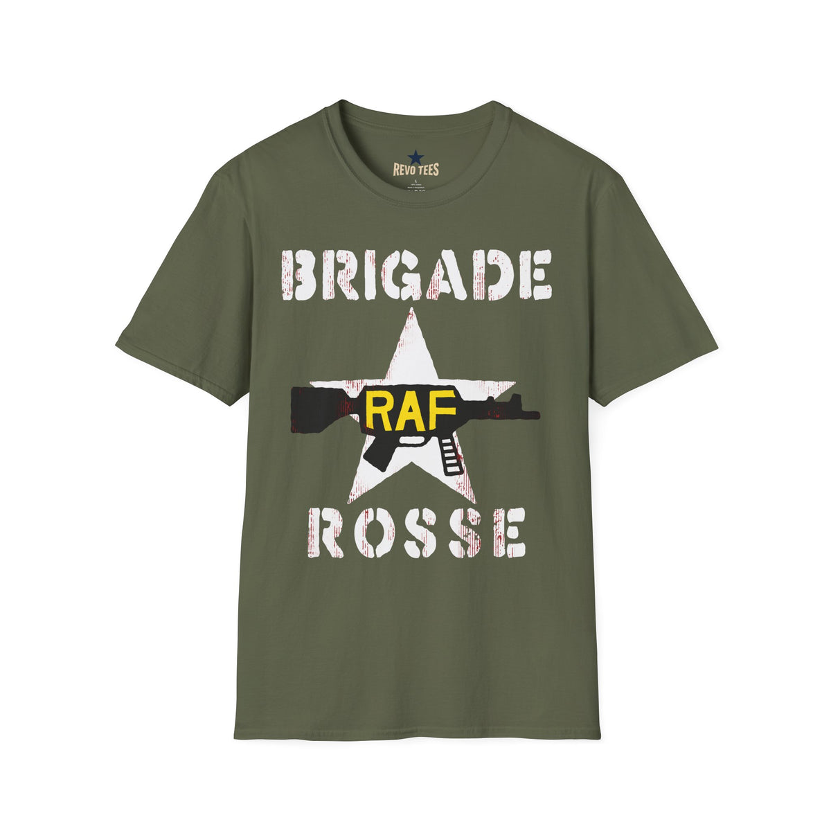 Revotees Brigade Rosse As Worn by Joe Strummer Unisex Softstyle T-Shirt - alternate view 4
