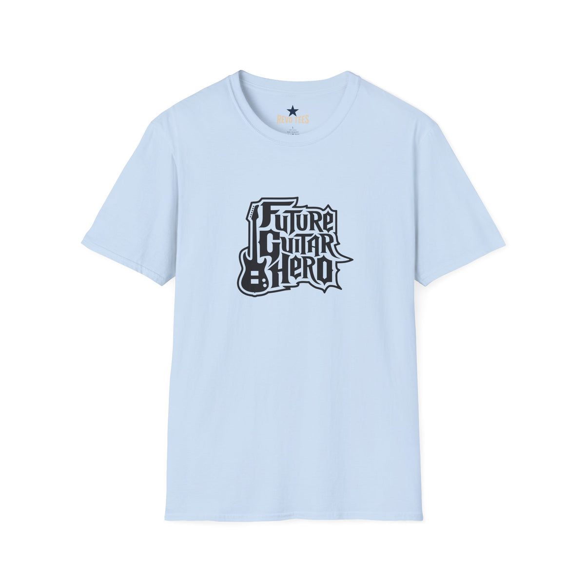 Revotees Future Guitar Hero Unisex Softstyle T-Shirt - alternate view 7