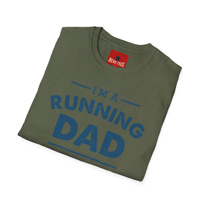 Running Dad T-Shirt — "I’m a Running Dad" Funny Athletic Father’s Tee