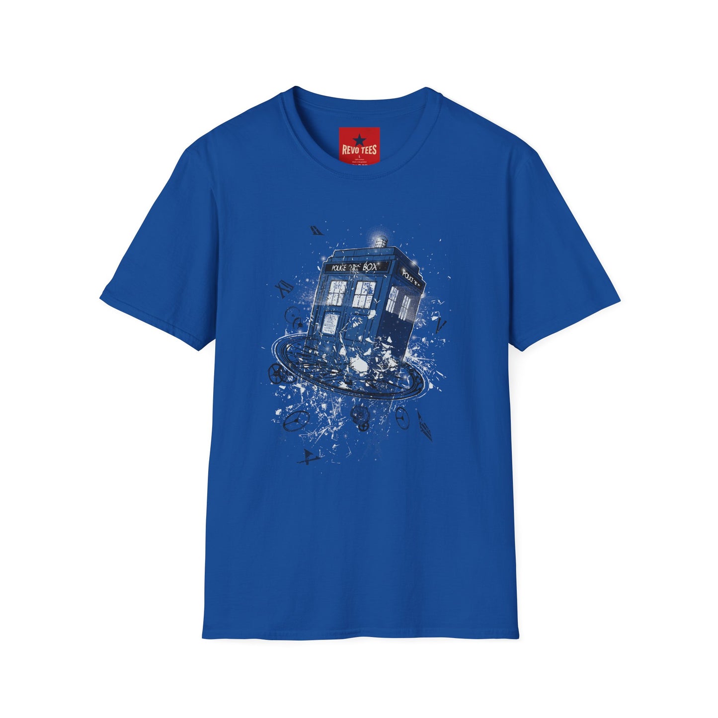 TARDIS Time Portal T-Shirt — Doctor Who Retro Sci‑Fi Graphic Tee