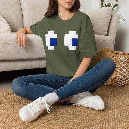 Pixel Eyes T‑Shirt — Retro 8‑Bit Gaming Graphic Tee