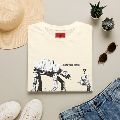 Banksy T‑Shirt — 'I am your father' Star Wars AT-AT Funny Graphic Tee