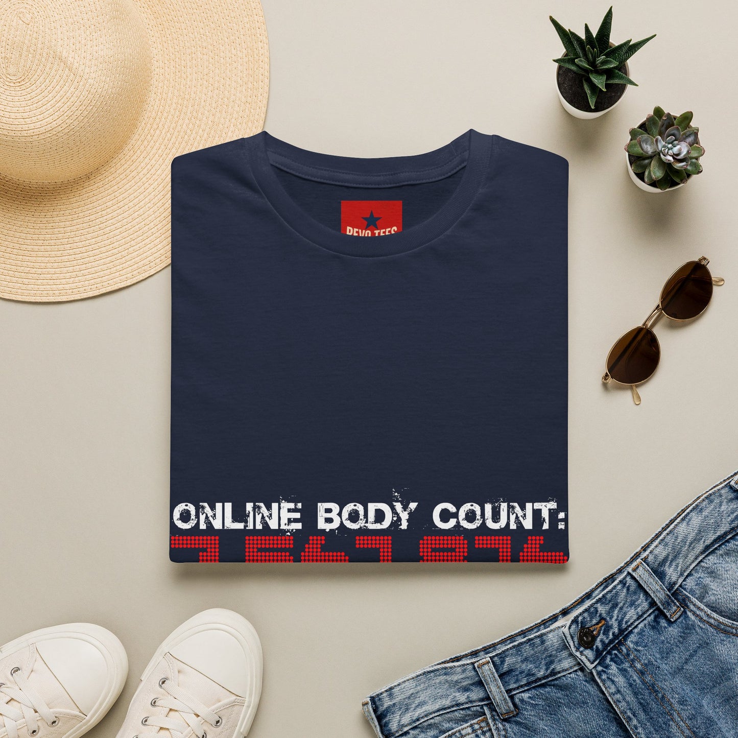 Online Body Count - Unisex Softstyle T-Shirt